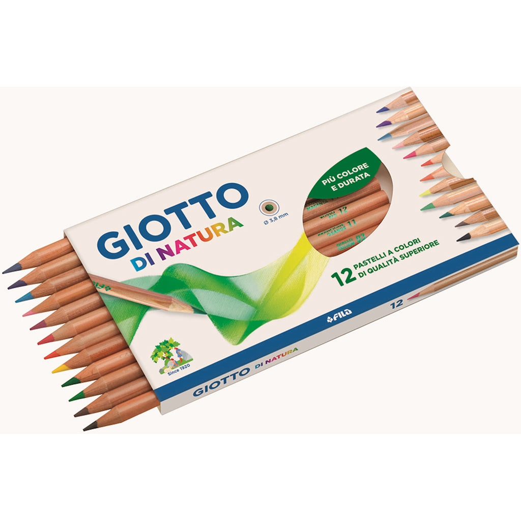 PASTELLI GIOTTO DI NATURA - Confezione Da 12Pz