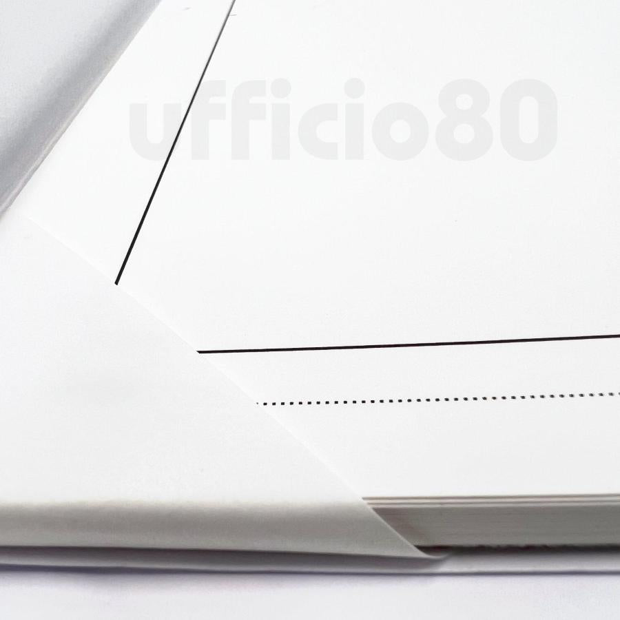 BLOCCO DA DISEGNO FABRIANO F4 - 24x33 Con Fogli Lisci Riquadrato