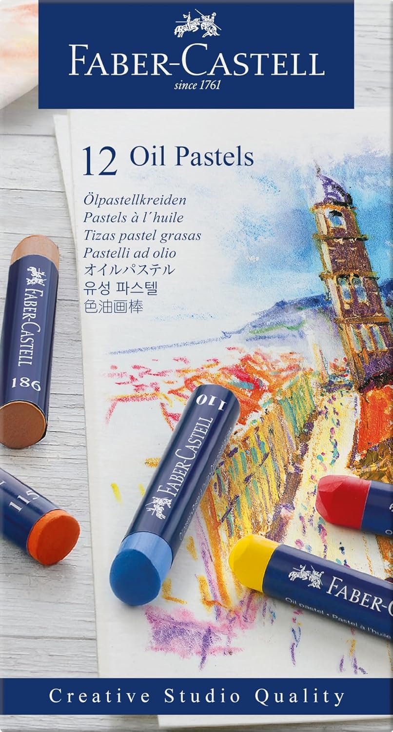 FABER-CASTELL - Pastelli Ad Olio Confezione Da 12 Pz