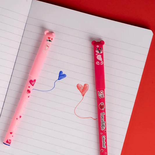 COLOURBOOK - Set 2 Penne Gel Edizione San Valentino