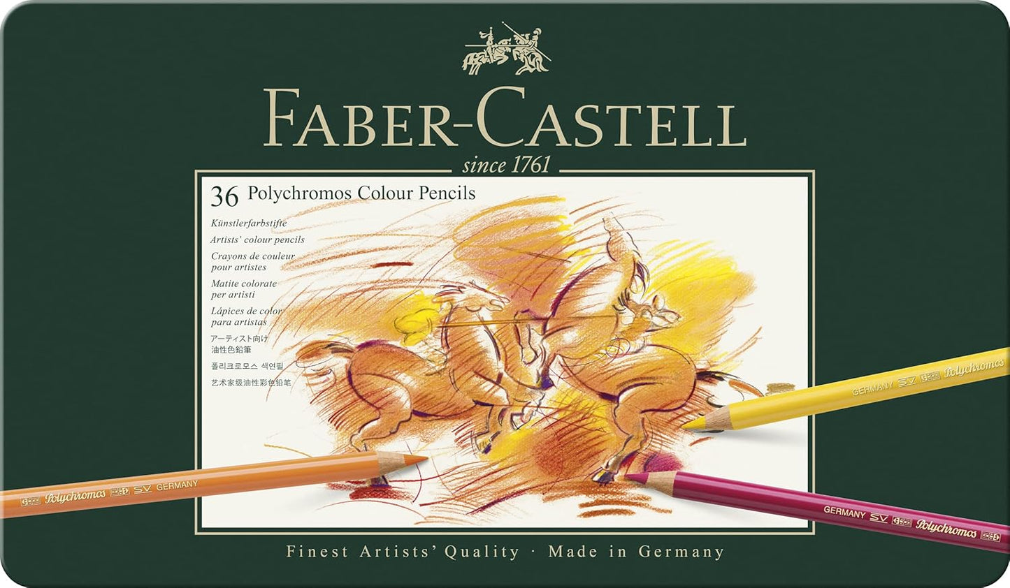 FABER-CASTELL - Pastelli Polychromos Confezione Da 36 Pz