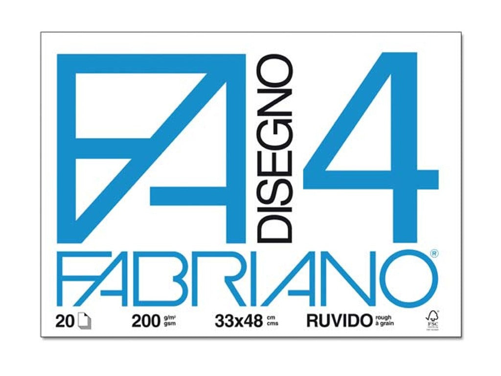 BLOCCO FABRIANO F4 - 33x48 Con Fogli Ruvidi