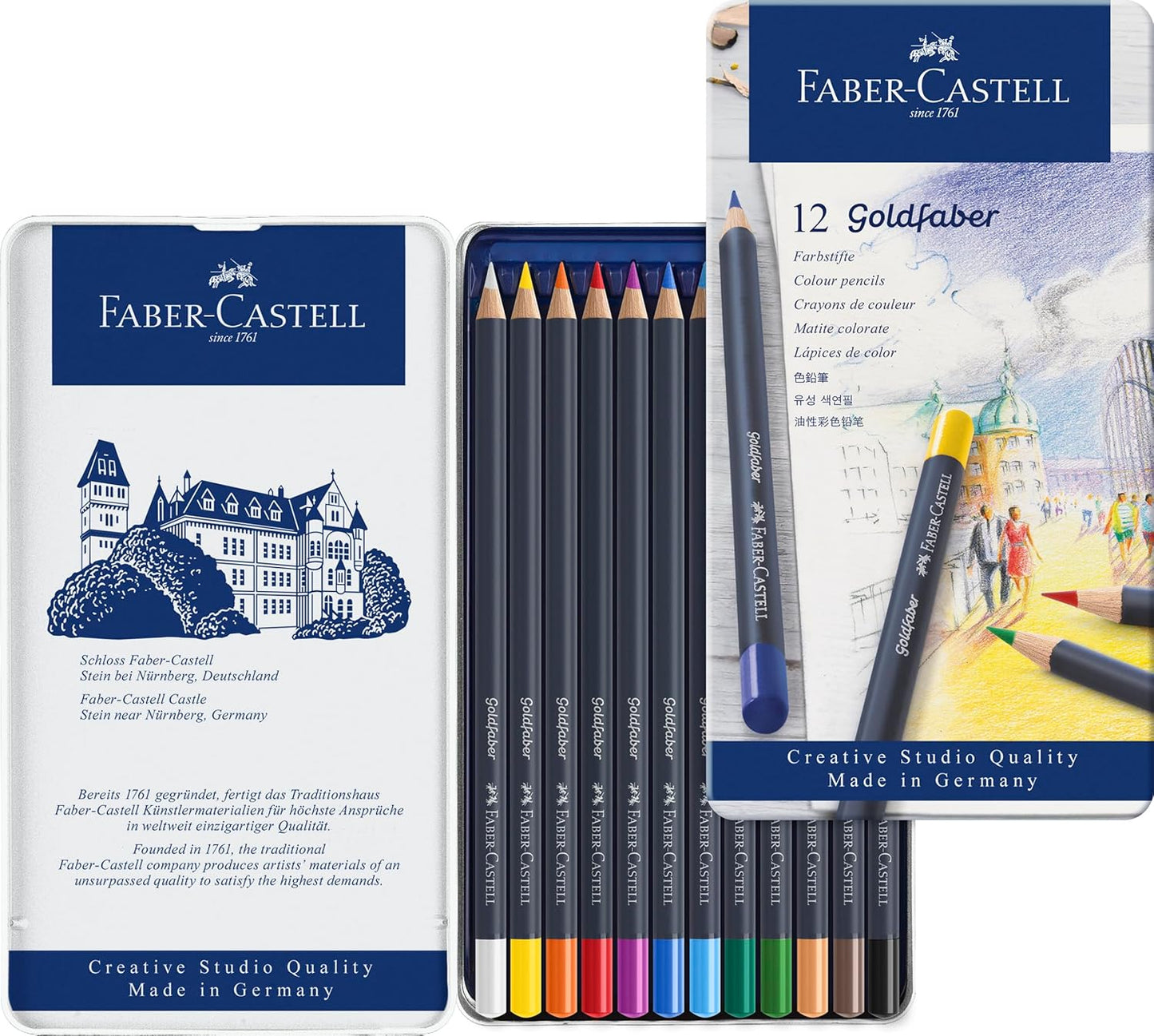 FABER-CASTELL - Pastelli Confezione Da 12 Pz