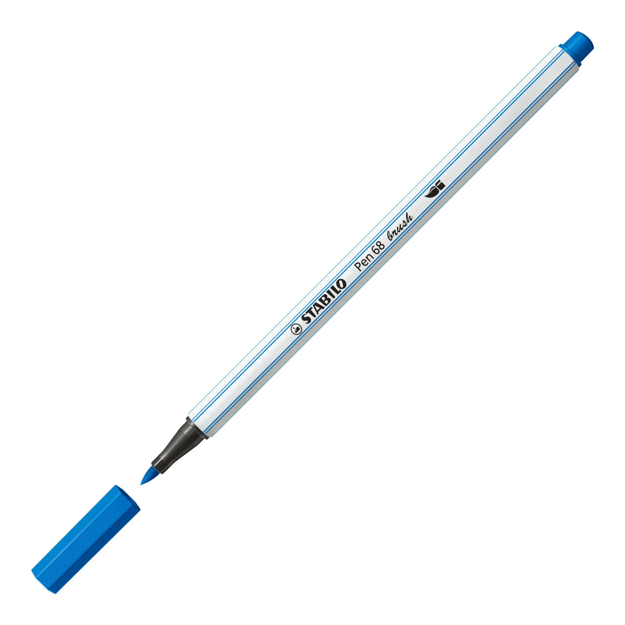 STABILO PEN 68 BRUSH ARTY - 30 Pennarelli Brush Con Scatola In Metallo