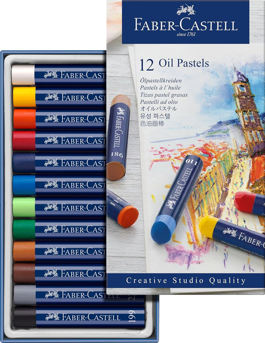 FABER-CASTELL - Pastelli Ad Olio Confezione Da 12 Pz