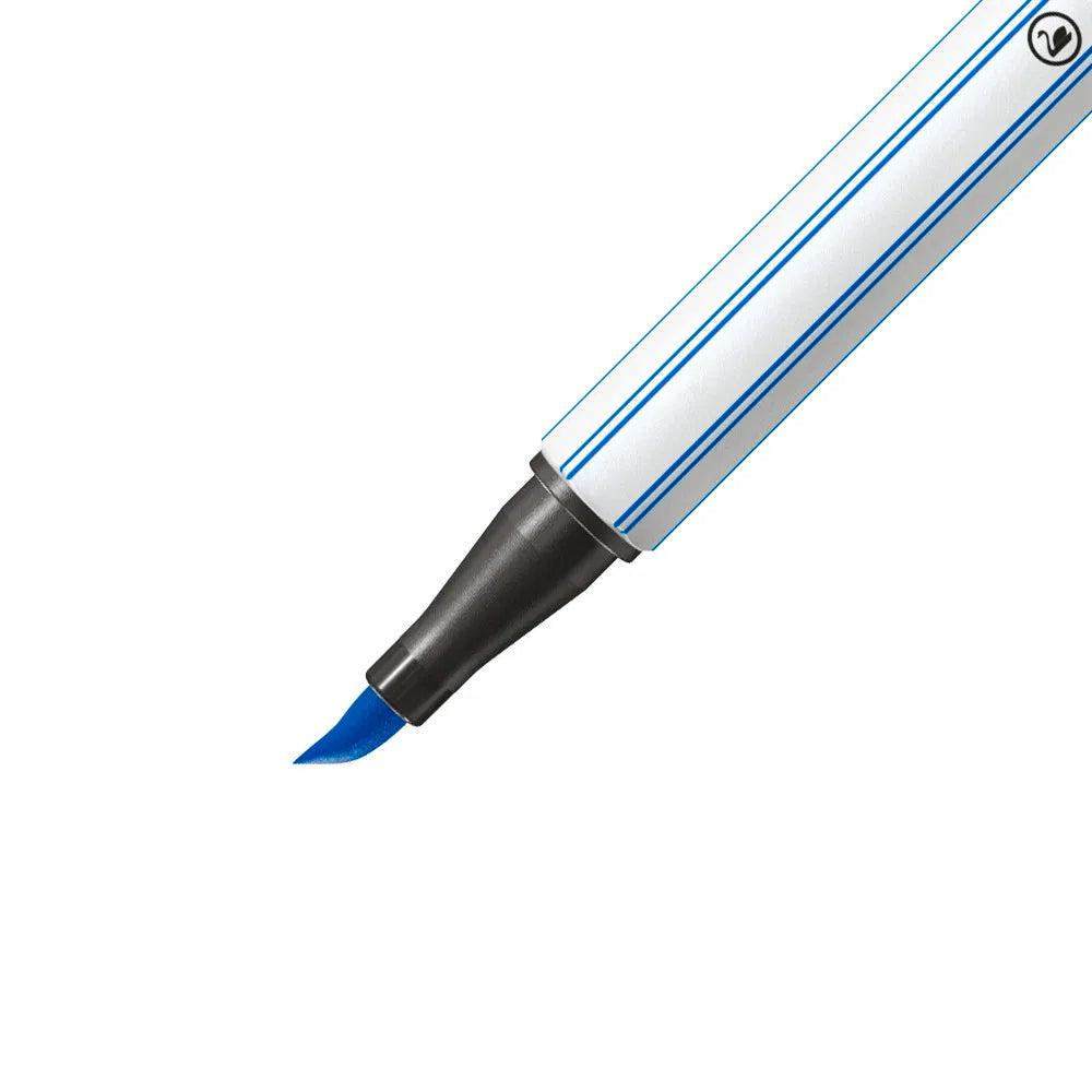STABILO PEN 68 BRUSH ARTY - 30 Pennarelli Brush Con Scatola In Metallo