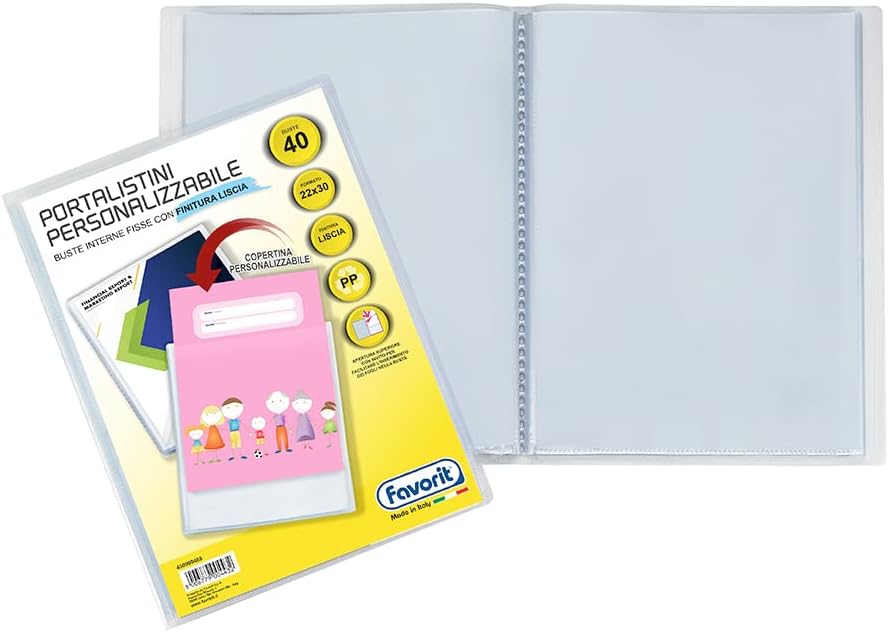 PORTALISTINO IN PPL PERSONALIZZABILE - 40 Buste