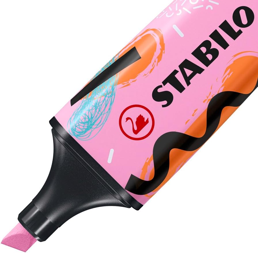 STABILO BOSS ORIGINAL PASTEL Desk Set - 4 Pastel & 4 by Ju Schnee