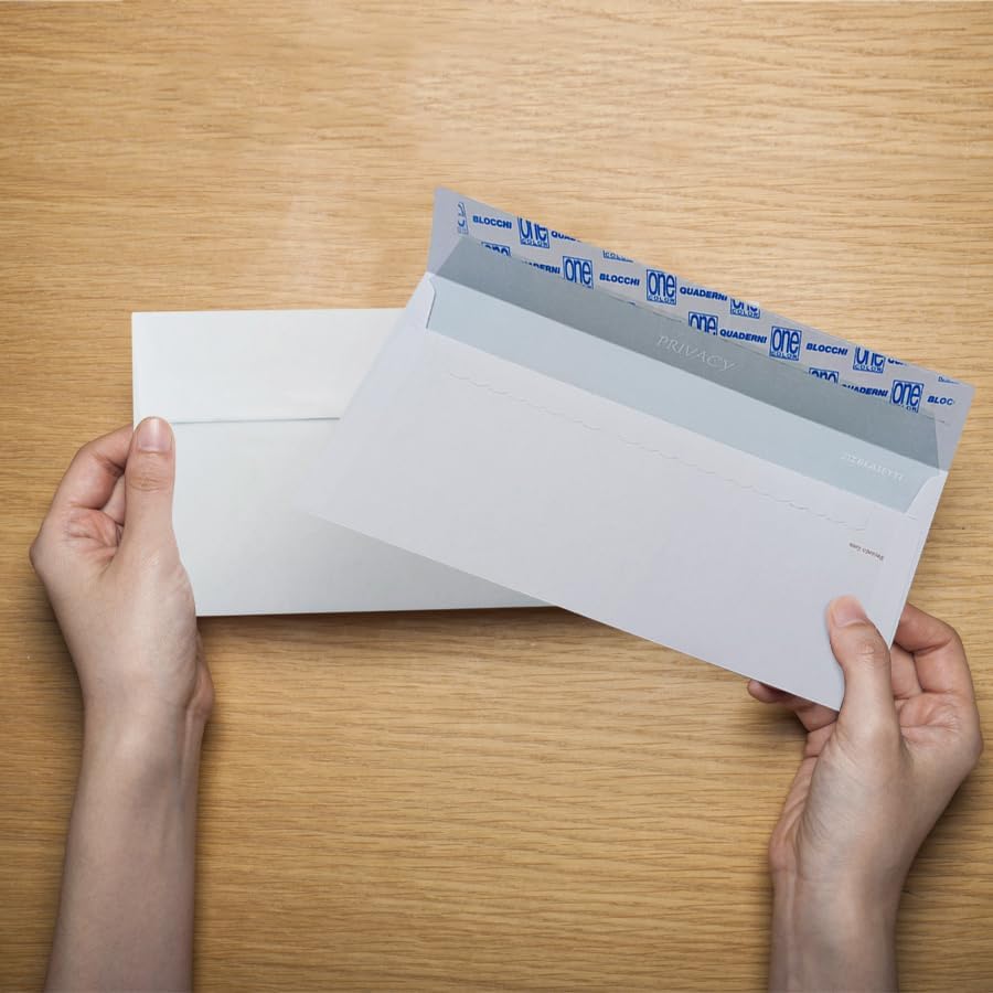 BUSTE DA LETTERA 11x23 SENZA FINESTRA - Confezione Da 500 Pz