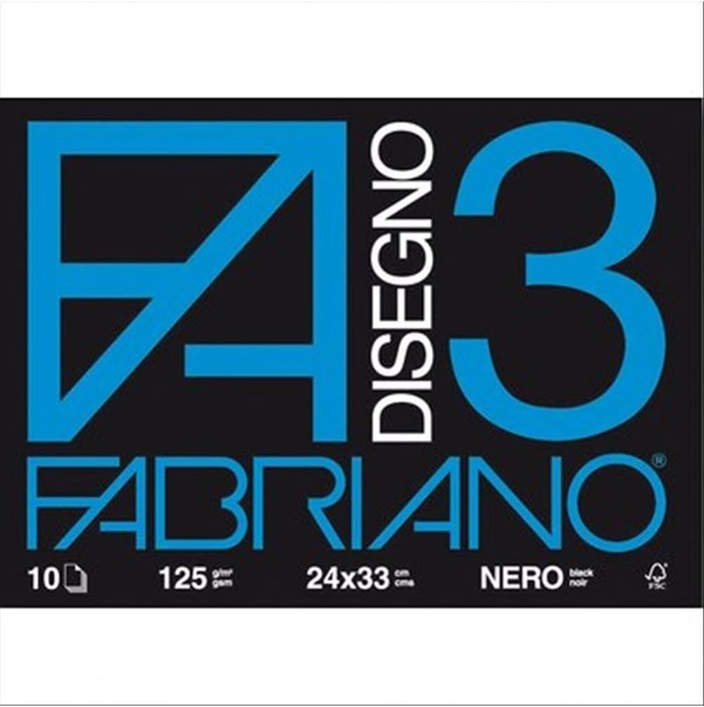 ALBUM DA DISEGNO FABRIANO CARTA NERA