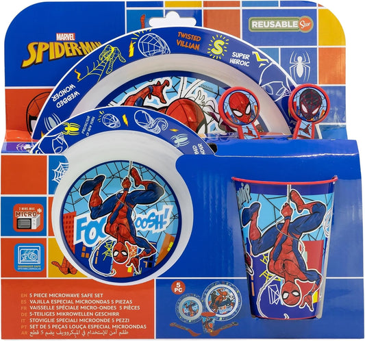SPIDER-MAN SET PAPPA - Da 5 Pezzi