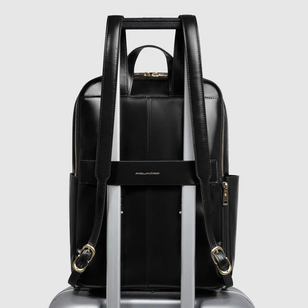 PIQUADRO - Zaino Donna In Pelle Porta Computer 14"