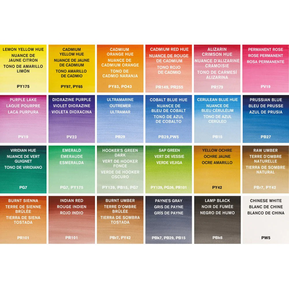 WINSOR & NEWTON COTMAN WATERCOLOURS - Travel Set 25pz