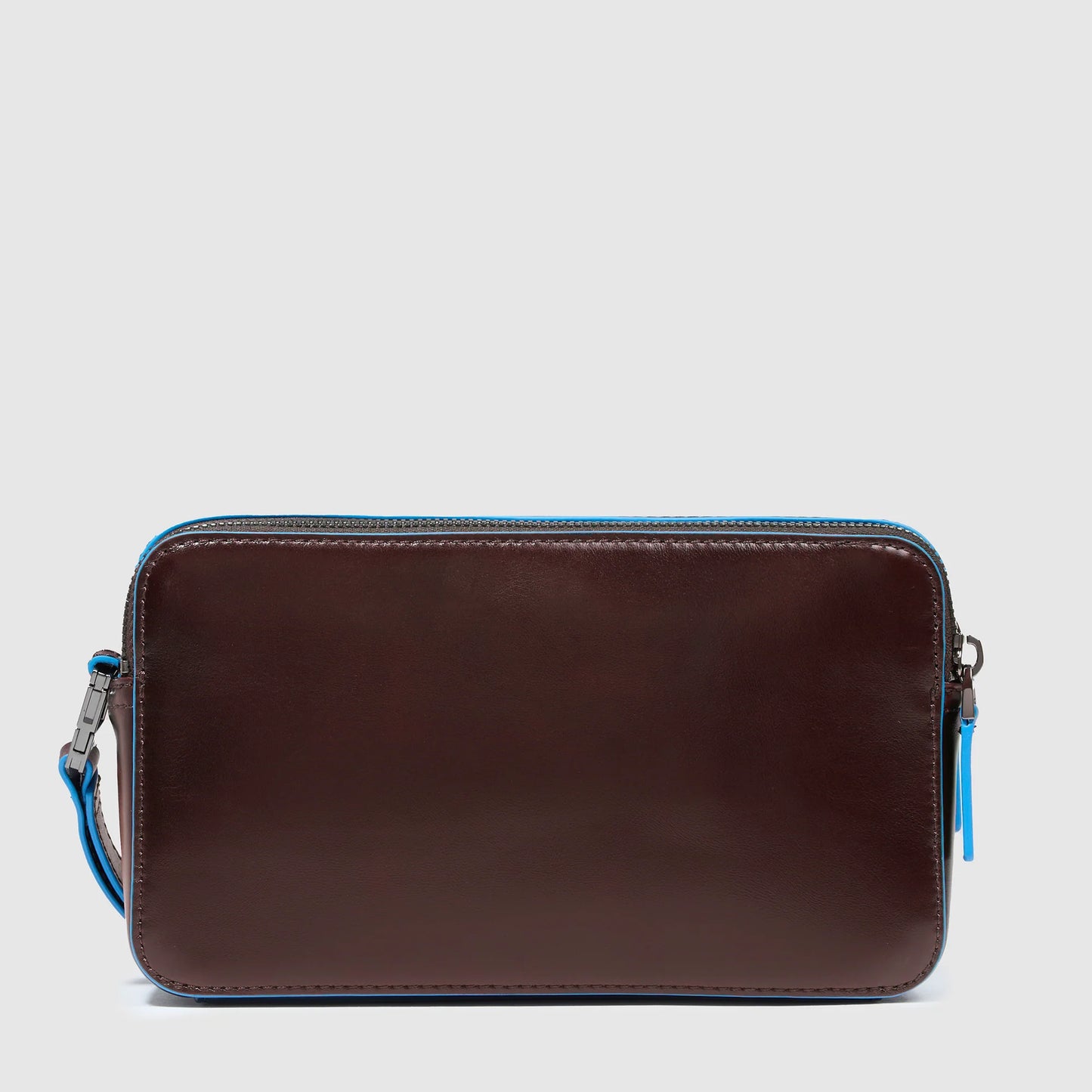 PIQUADRO - Pochette A Due Scomparti Mogano