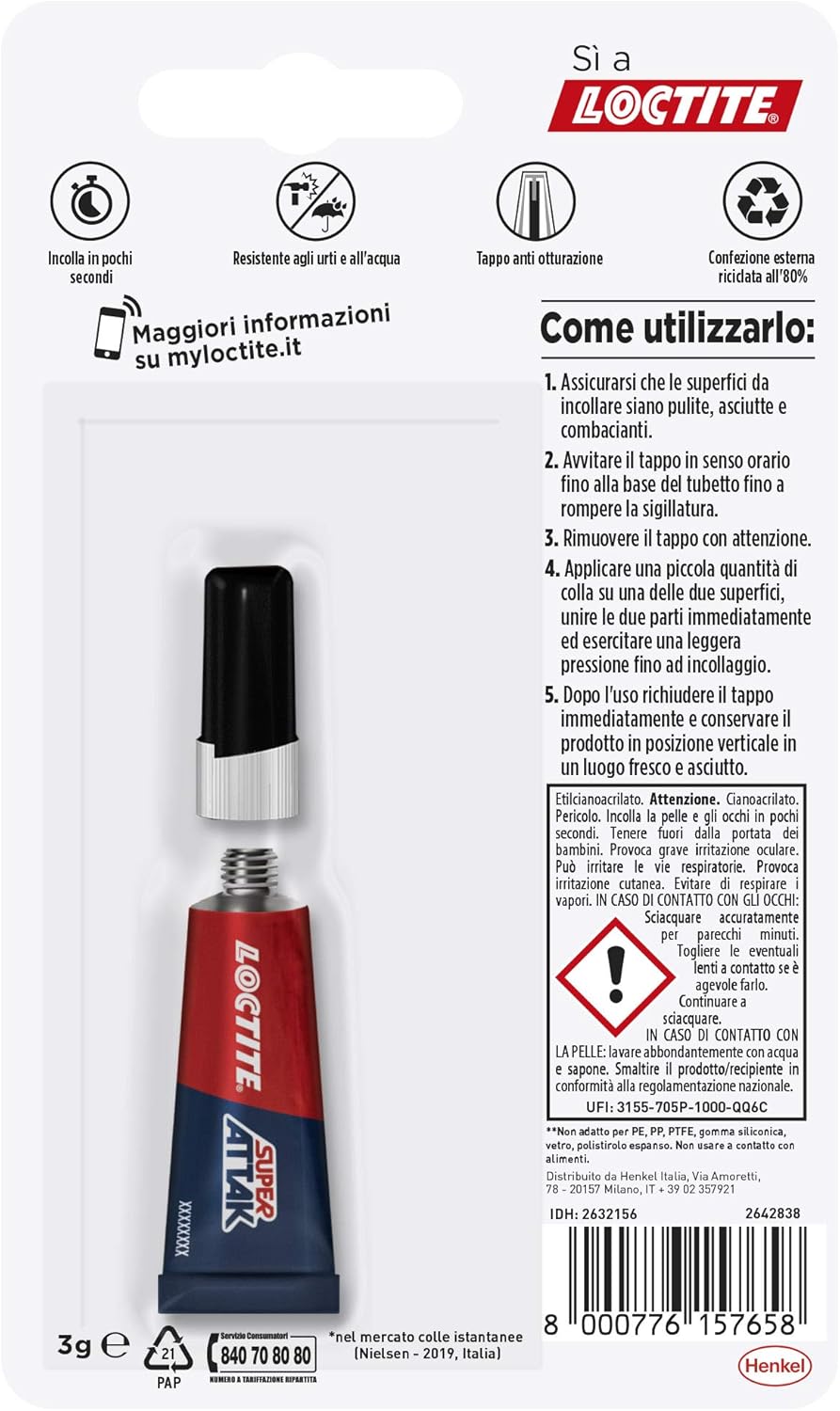 LOCTITE SUPER ATTAK - 3gr