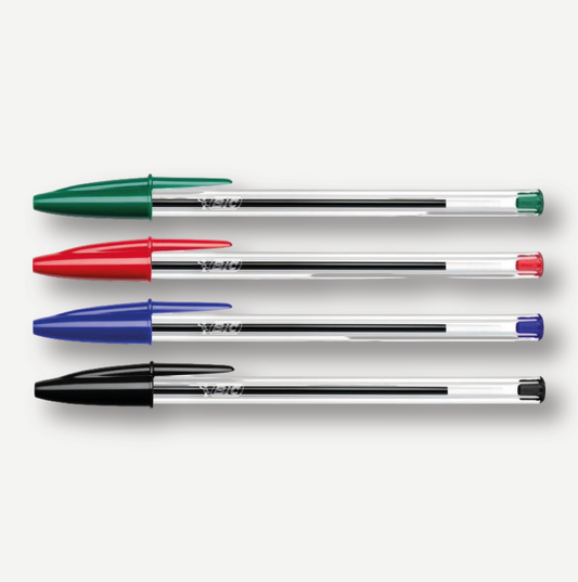 PENNA BIC CRISTAL ORIGINAL - Confezione Da 10 Pz