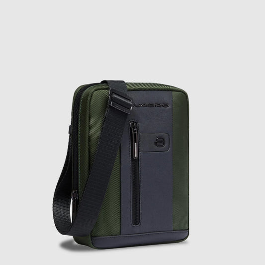 PIQUADRO - Borsello Porta iPad®Mini In Tessuto Riciclato Verde