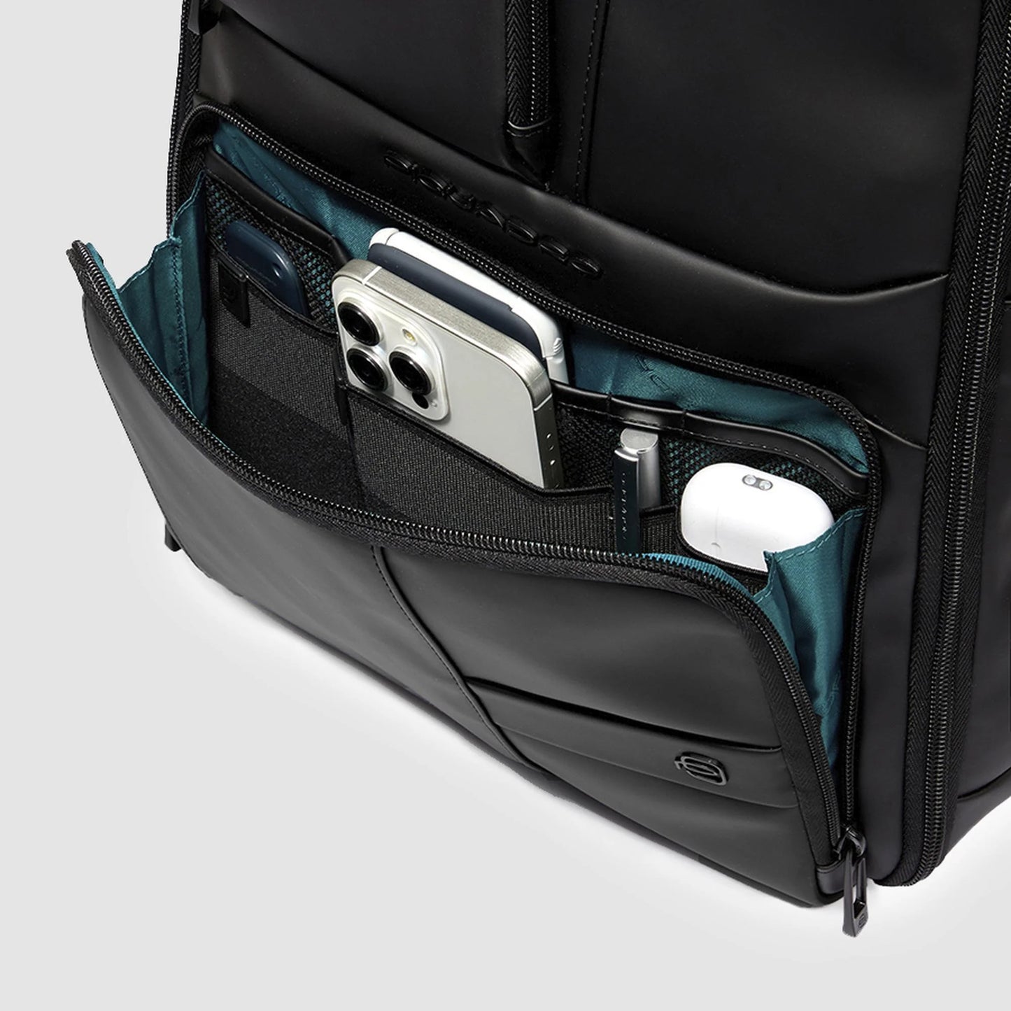 PIQUADRO - Zaino Porta Pc 14" Resistente All'Acqua Blu