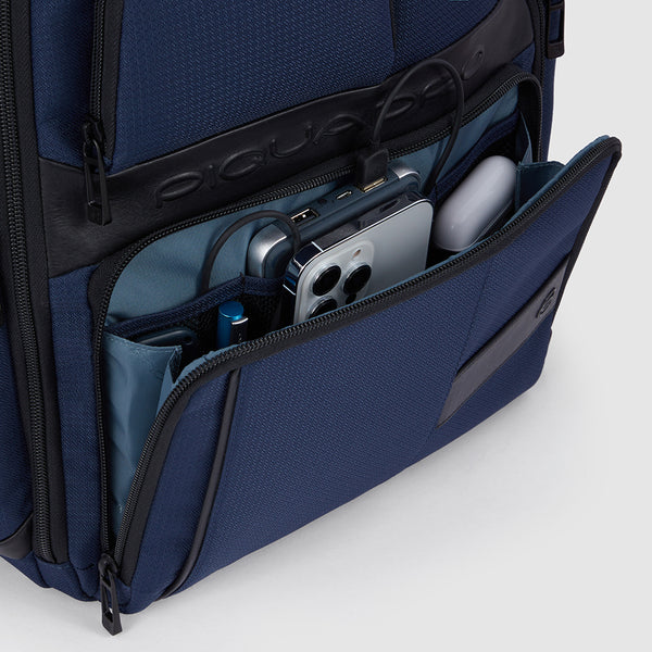 PIQUADRO - Zaino Porta Computer 15,6" Fast Check Blu