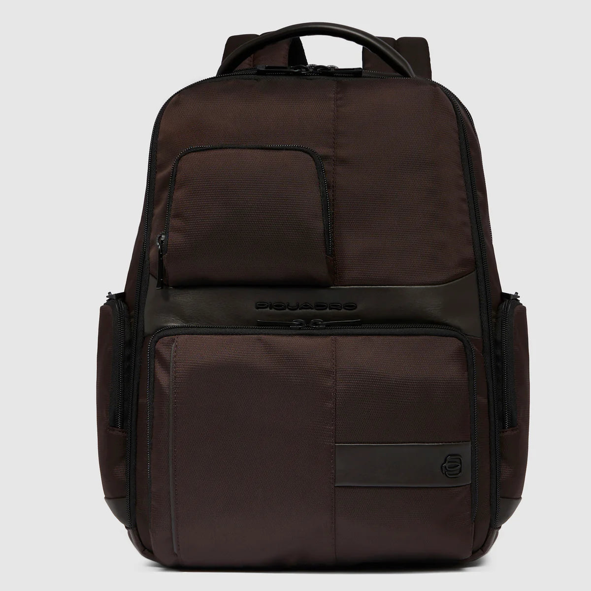 PIQUADRO - Zaino Porta Computer 15,6" Fast Check Marrone