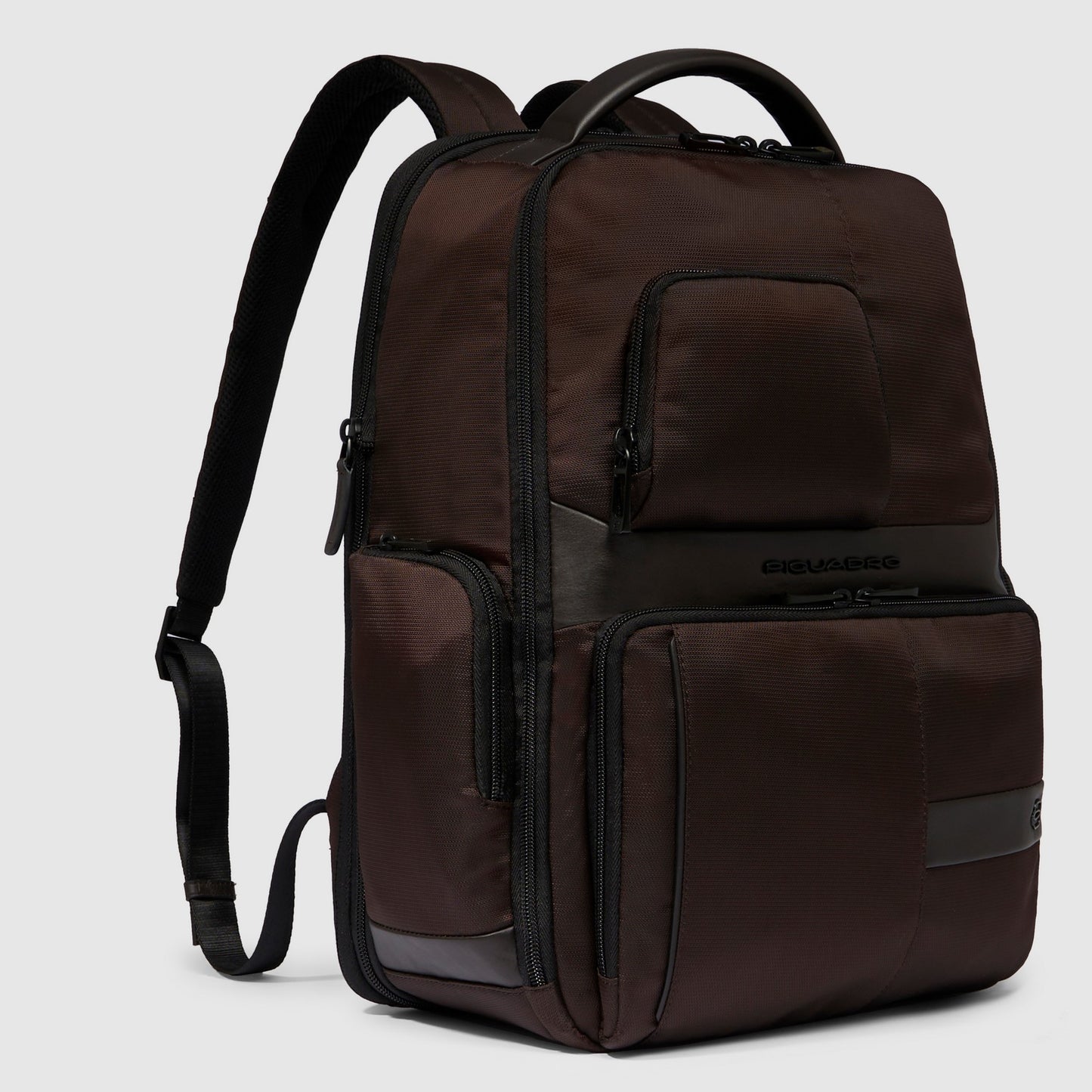 PIQUADRO - Zaino Porta Computer 15,6" Fast Check Marrone