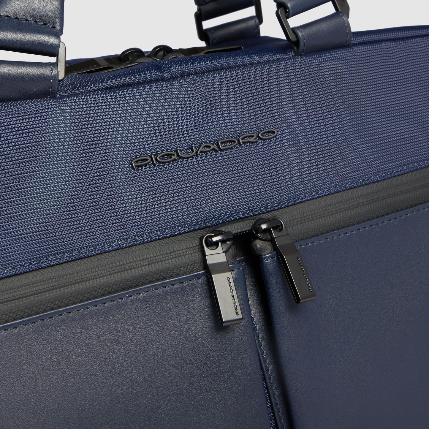PIQUADRO - Borsa Porta Pc 15,6" In Tessuto Riciclato Blu