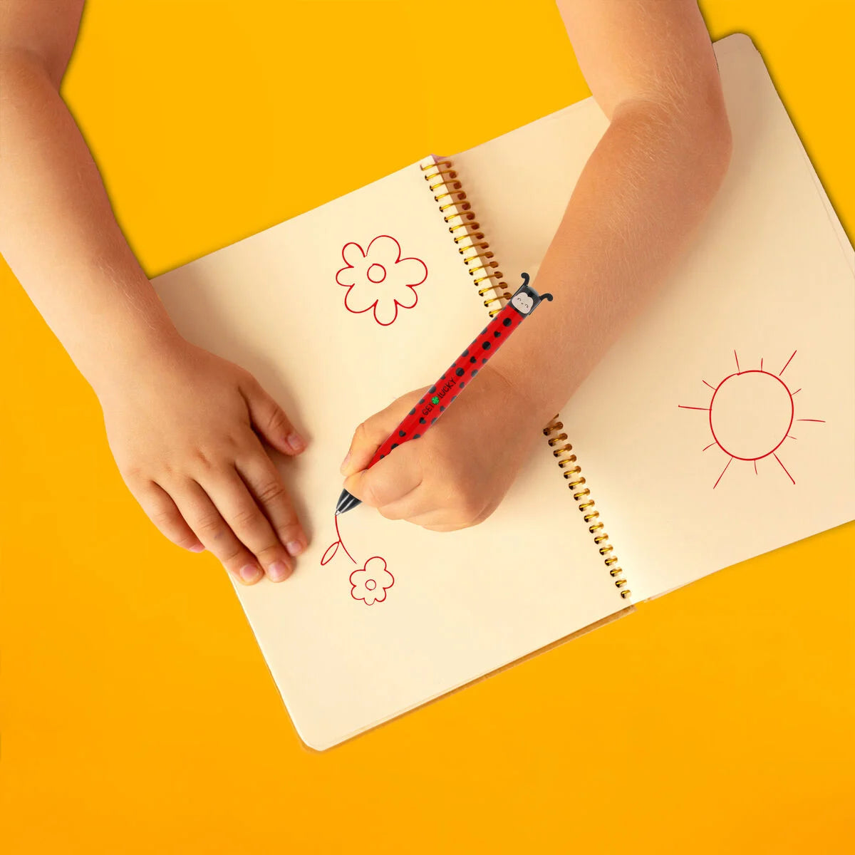LEGAMI - Penna Due Colori Ladybug Click&Clack