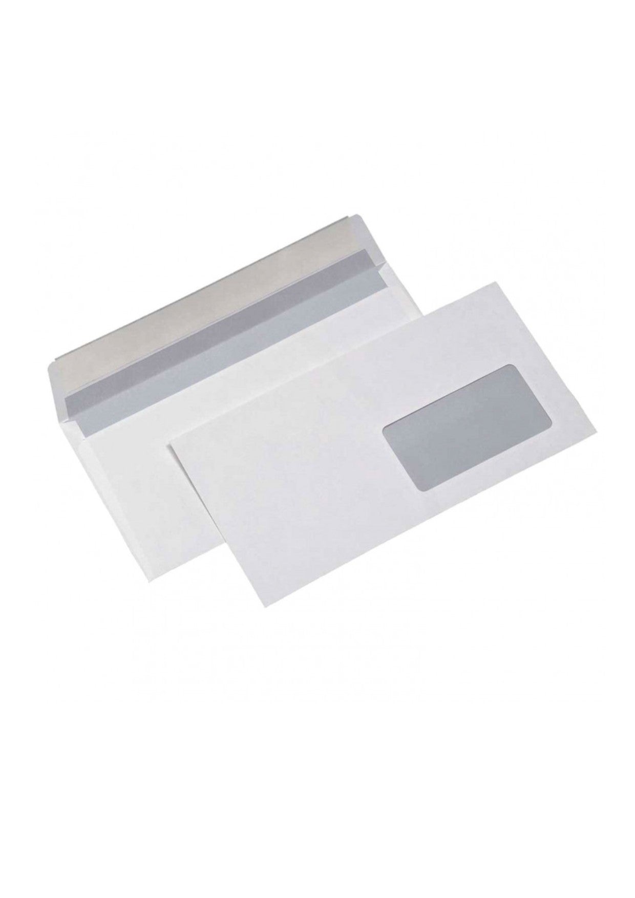 BUSTE DA LETTERA 11x23 CON FINESTRA - Confezione Da 500 Pz