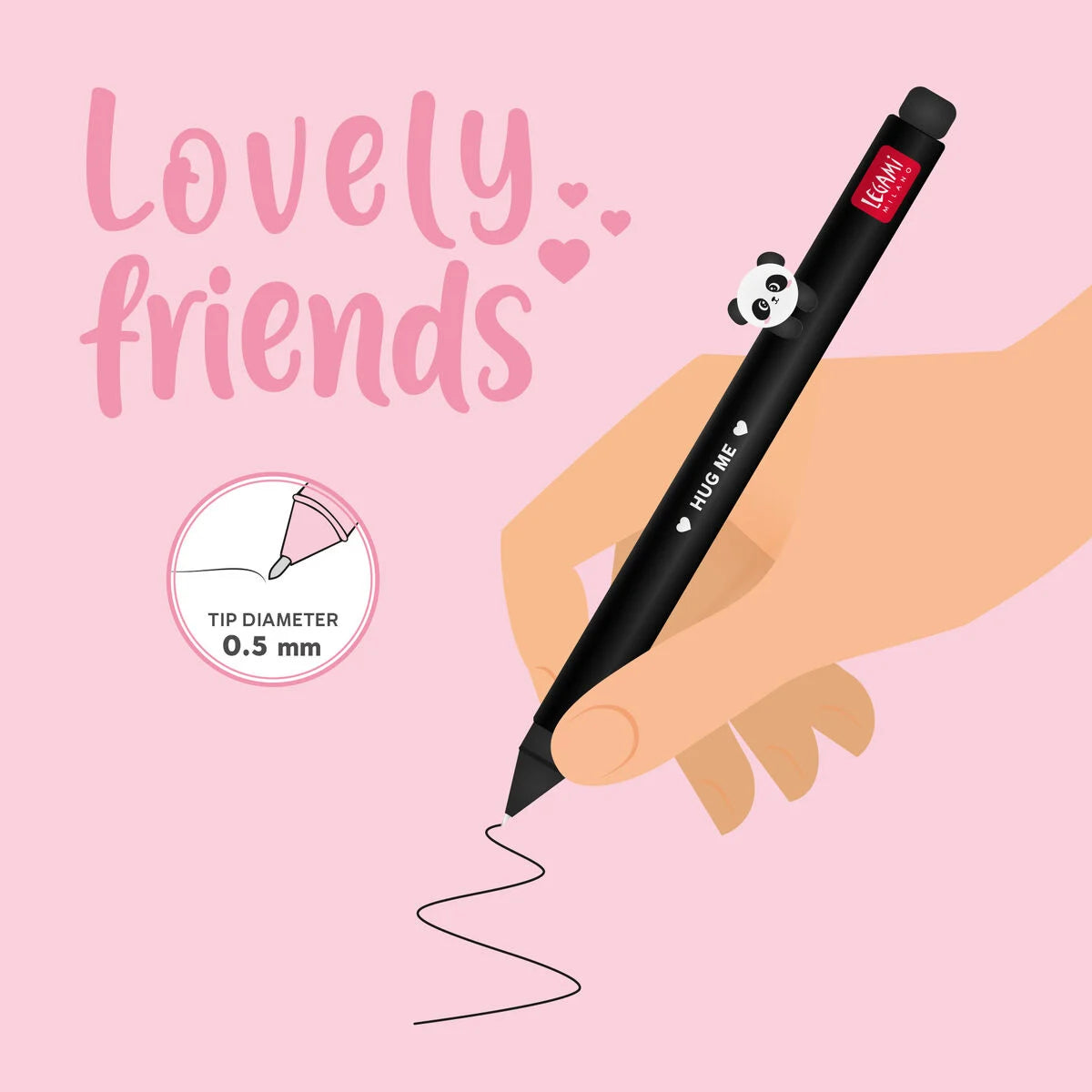 LEGAMI PENNA GEL LOVELY FRIENDS - Panda