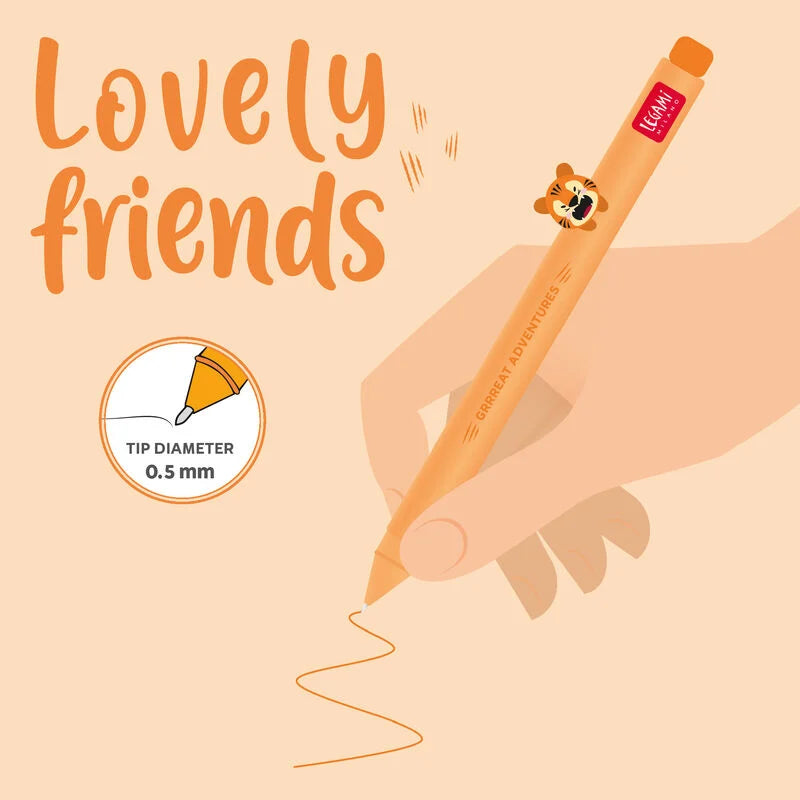 LEGAMI PENNA GEL LOVELY FRIENDS - Tiger