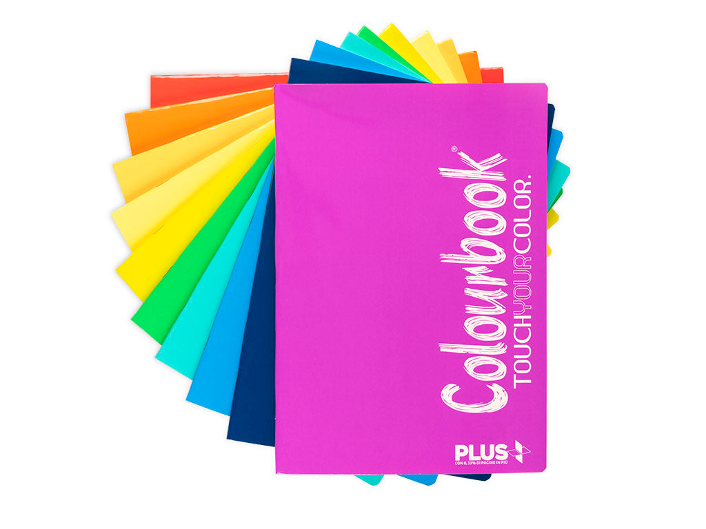 CONFEZIONE QUADERNI COLOURBOOK - 10 Quaderni Fantasia Fluo 4°/5° Elementare