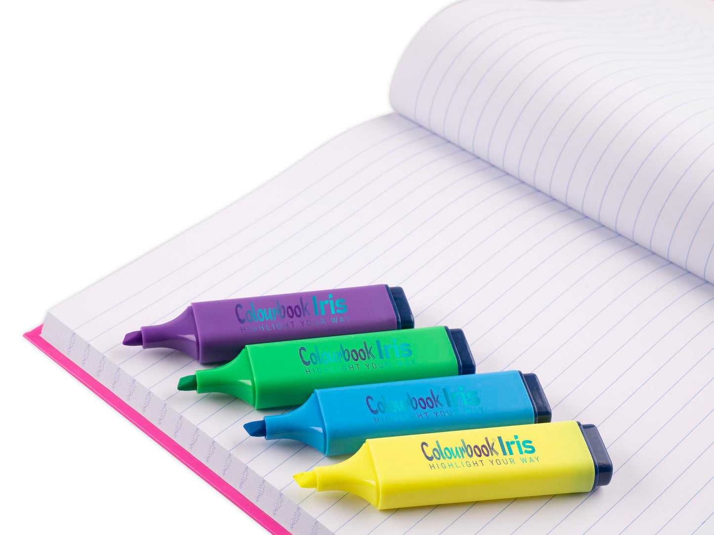 COLOURBOOK IRIS - Desk Set 12 Evidenziatori Light Selection