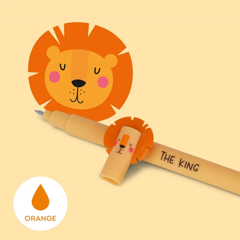 LEGAMI ERASABLE PEN LION - Penna Gel Cancellabile