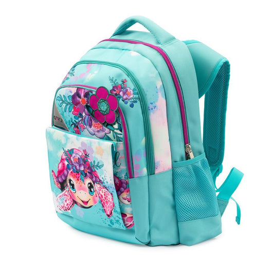 GO POP - Zaino Modello Turtle Bloom 3 Scomparti