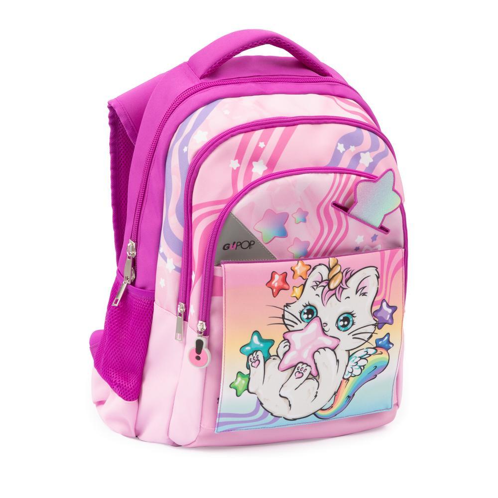 GO POP - Zaino Modello Meowcorn 3 Scomparti