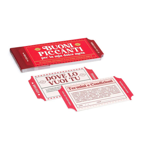 LEGAMI - Blocchetto da 24 Voucher Piccanti