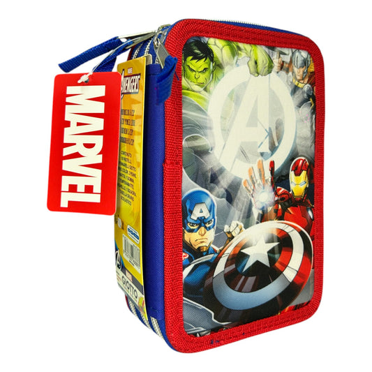 AVENGERS MARVEL - Astuccio 3 Zip