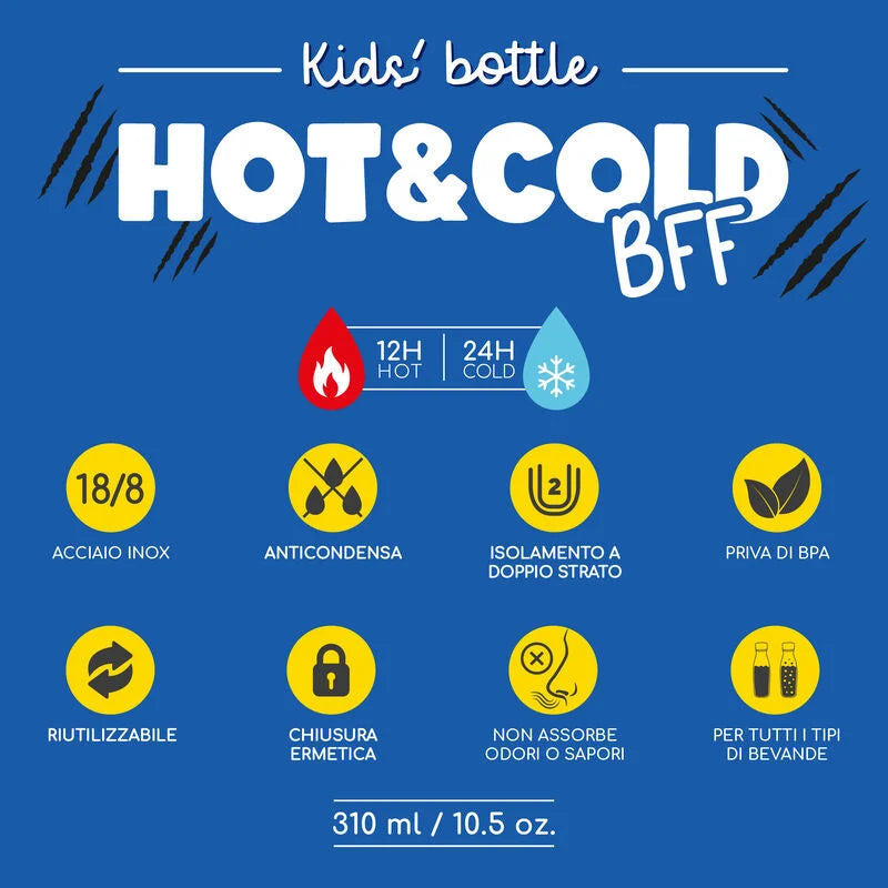 LEGAMI - Borraccia Termica Hot&Cold BFF Tiger