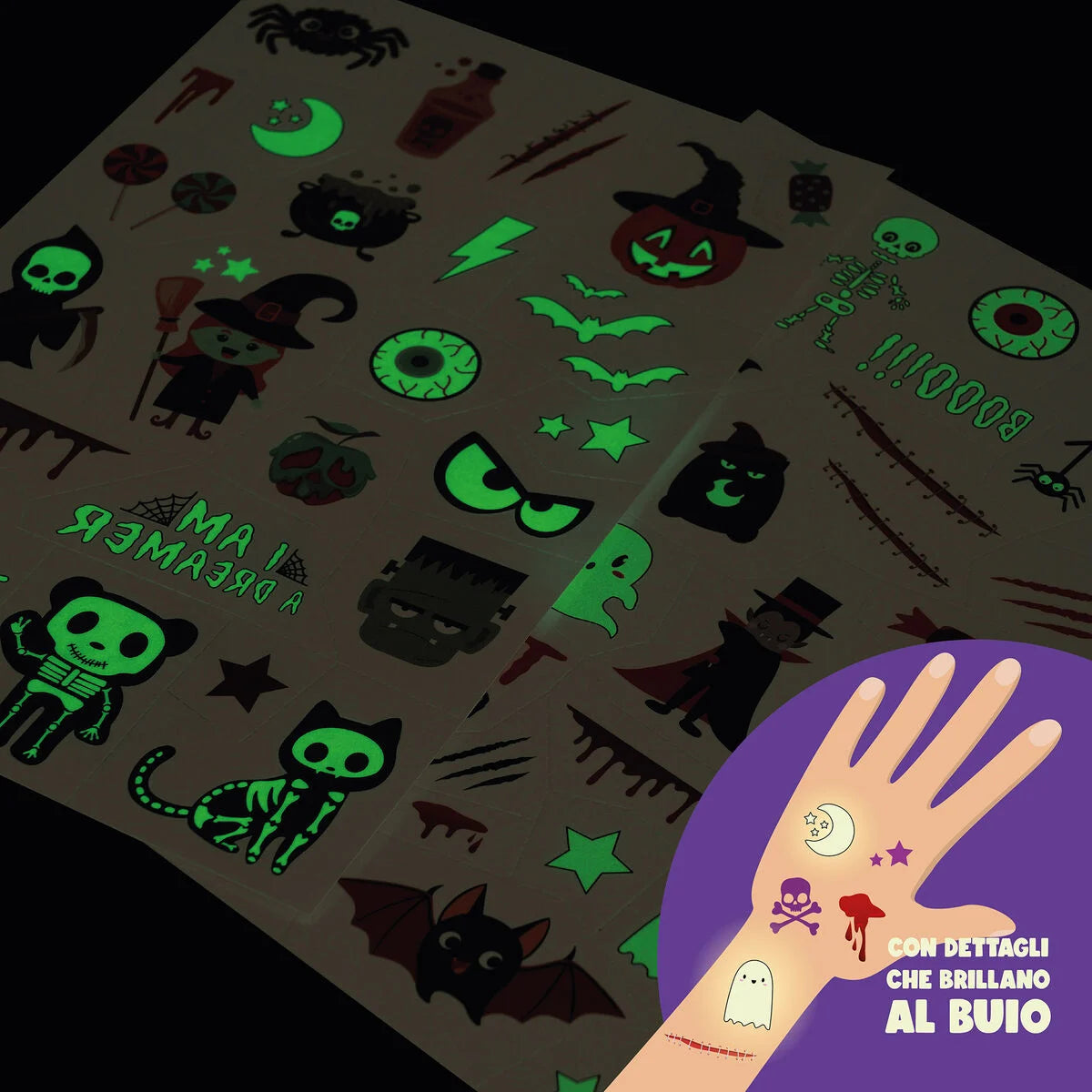 LEGAMI - Tatuaggi Temporanei Halloween