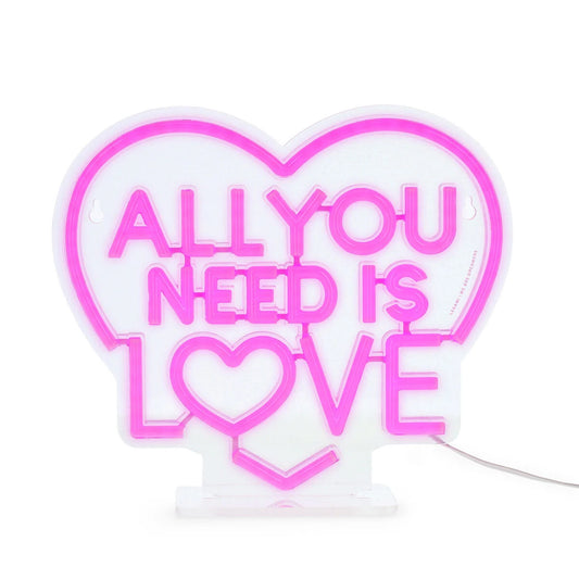 LEGAMI - Lampada Led Effetto Neon All You Need is Love