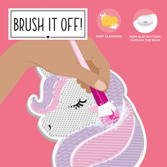 LEGAMI - Tappetino Pulisci Pennelli da Trucco Unicorn Brush it Off!