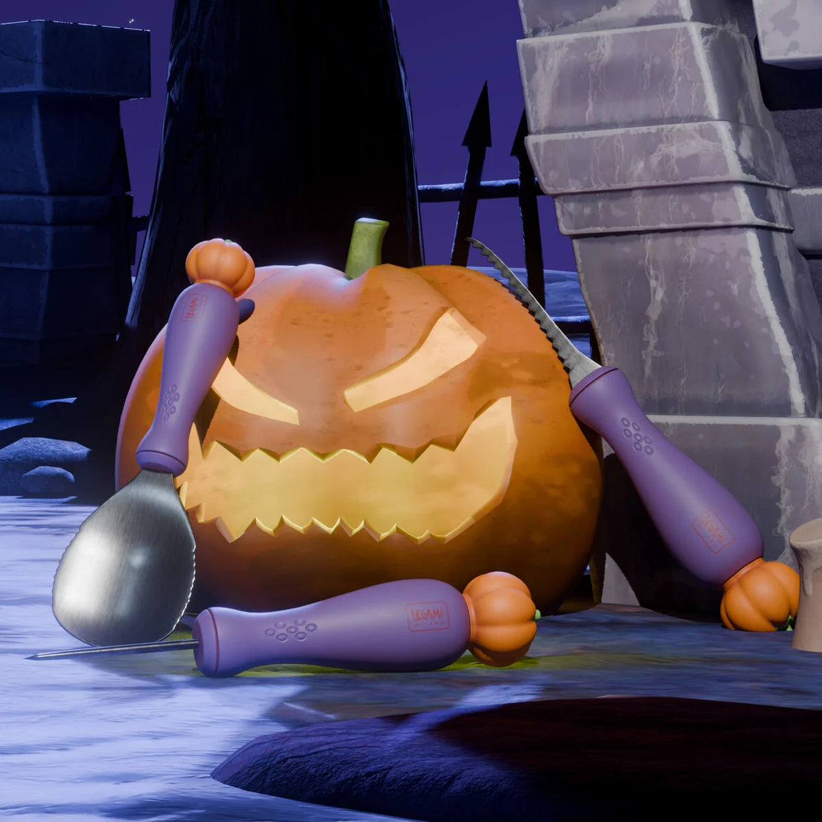 LEGAMI - Kit Per Intagliare Zucca di Halloween Carve & Scare