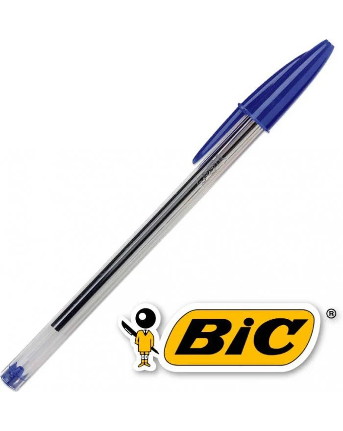 PENNA BIC CRISTAL ORIGINAL - Confezione Da 10 Pz