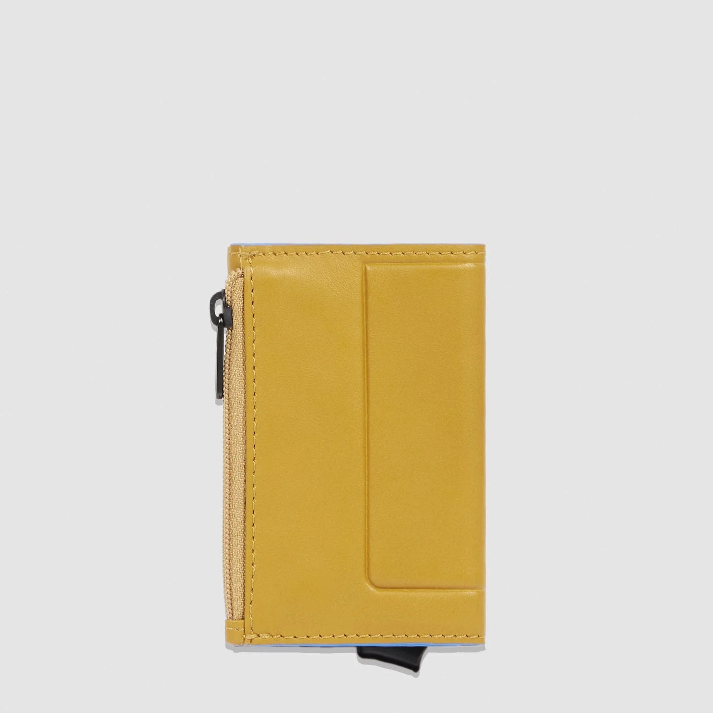 PIQUADRO - Portacarte Con Portamonete Giallo