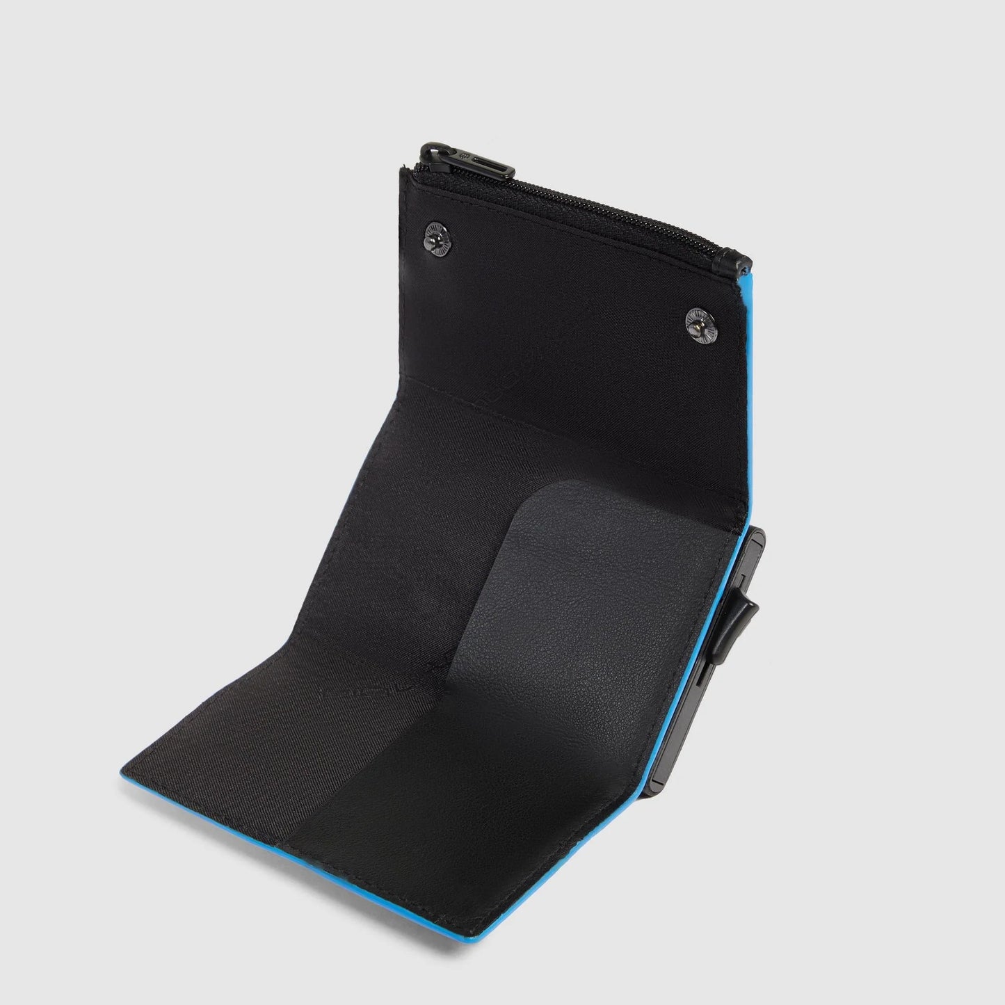 PIQUADRO - Portacarte Con Portamonete Nero