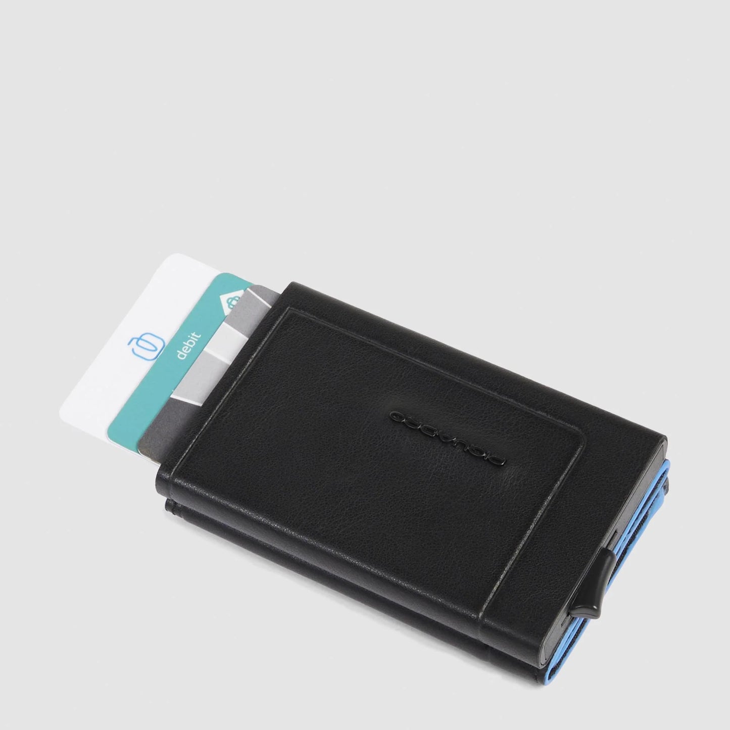 PIQUADRO - Portacarte Con Portamonete Nero