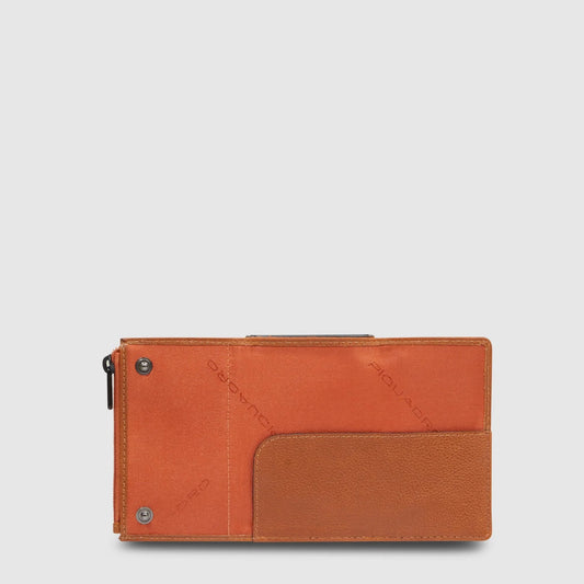 PIQUADRO - Portafoglio Compatto Automatico Arancione