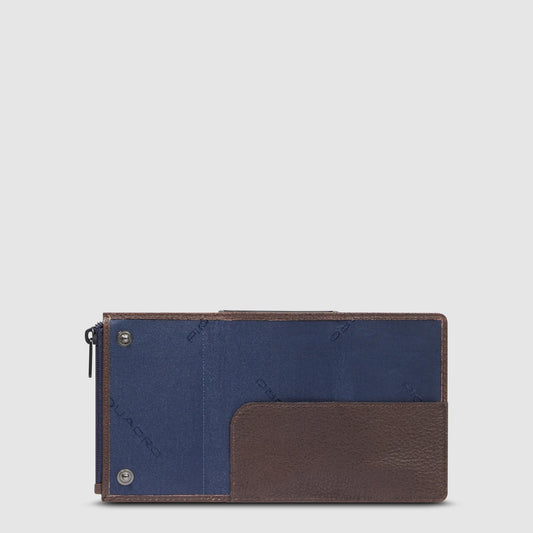PIQUADRO - Portafoglio Compatto Automatico Blu