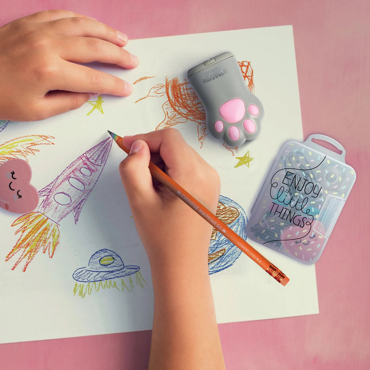 LEGAMI TEMPERINO CON CONTENITORE - Meow Meow