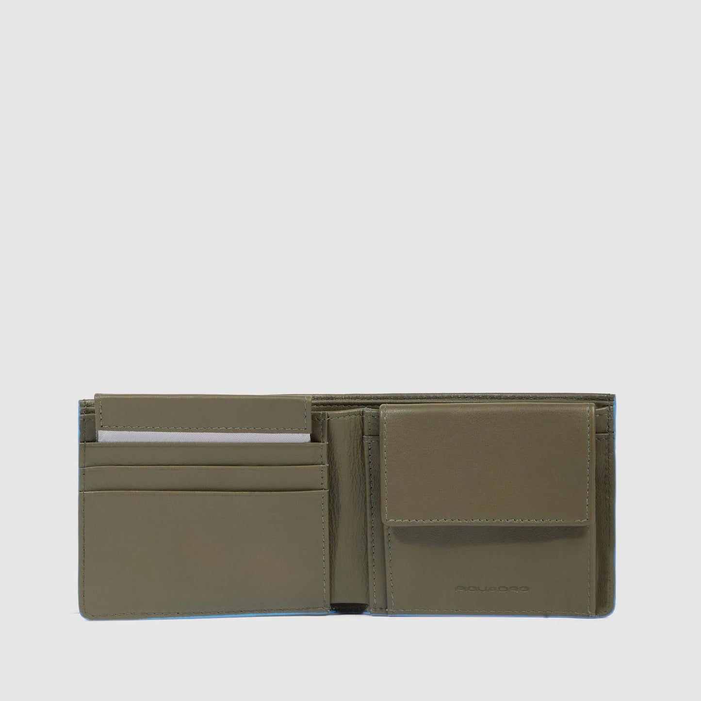 PIQUADRO - Portafoglio Con Portamonete Verde